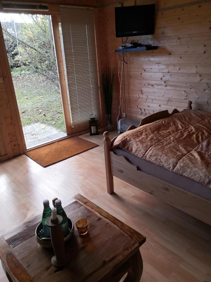 25 Qm Holz Bungalow, Garten-Grill, Gehoben, Optimiert, Massivholzbett Scharbeutz Kültér fotó